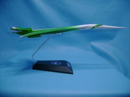 A Model of a Jet in Green and White Color